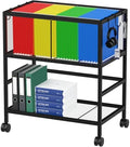 Rolling File Cart, Mobile File Cabinet with 360° Wheels for Home Office by Unknown