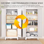 GAIOUS 75.2" Tall Pantry Cabinet,Kitchen Pantry Storage Cabinet with 2 Door - Image 4