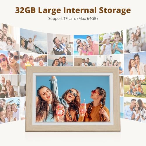 Dragon Touch Digital Picture Frame WiFi 10 inch IPS Touch Screen Digital Photo Frame Display, 32GB Storage, Auto-Rotate, Share Photos via App, Email, Cloud, Classic 10 - Image 7