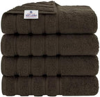 American Soft Linen 100% Cotton Luxury Turkish Towels, 4 PC Bath Towel Set by AmericanSoftLinen