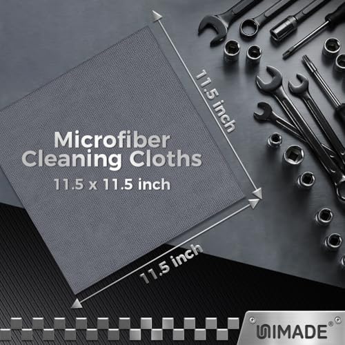 UNIMADE Microfiber Cleaning Cloth, 400 Pack Microfiber Towels for Cars - Image 2