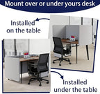 Desk Privacy Panel Sound Absorbing & Proof Desk Divider for Office - Image 2