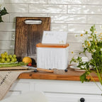 Ear of Wheat Embossed Recipe Box with 4x6 Cards & Dividers - Image 5