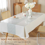 LovePads Clear Table Cover Protector 24 x 55 Inch, 2mm Thick Plastic Mat - Image 4