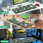 Desk Mat Floral, Large Gaming Mouse Pad with Wrist Rest, 4in1 XXL - Image 7