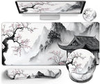 LIMKRIAN Japanese Ergonomic Mouse Pad Set, Large Desk Matt for Desktop by LIMKRIAN