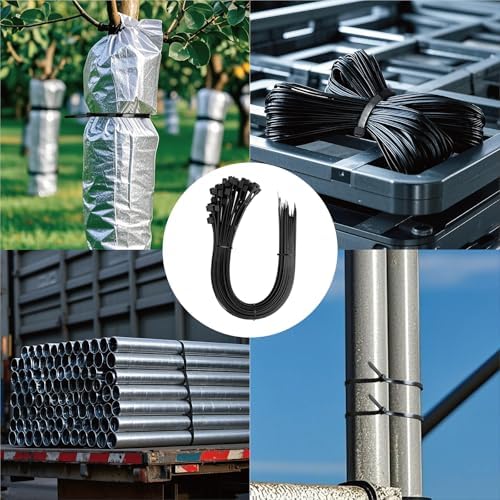 Skalon Large Zip Ties 18 Inch (500 Pack) - Heavy Duty, 220 lb Tensile Strength, Black Cable Ties, Extra Long Wire Ties - Image 7