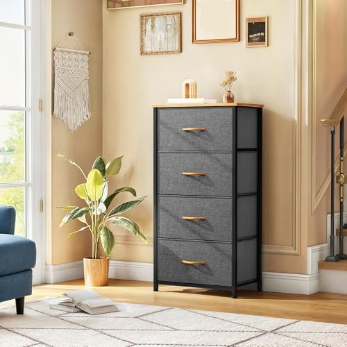 DWVO 4 Drawers Dresser, Small Dresser for Bedroom - Image 2