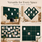 Felt Bulletin Board Tiles, Cork Board Alternative, 48 x 36 in - Image 6