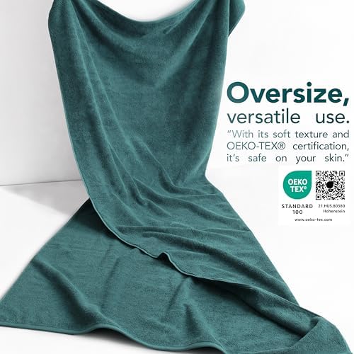 American Soft Linen 100% Cotton Luxury Turkish Towels, 40x80 XL Bath Sheet - Image 3