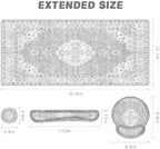 Mousepad Set，Keyboard Mat+Wrist Support Mouse Pad+Wrist Rest Pad+Coaster - Image 2