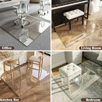[Upgraded Tempered Glass] Koonmi 36" x 50" Office Floor Desk Chair Mat for Carpet & Hardwood Floor - Image 6