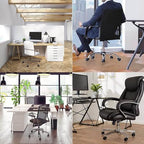 2 Pack Office Chair Mat for Hardwood Floors, 60"x48" Desk Chair Mat for Rolling Chair on Hard Floor, Heavy Duty Floor Protector for Home or Office, Easy Clean and Glide Without Curing - Image 6