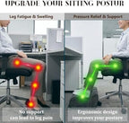 Foot Rest for Under Desk at Work,Used to Support The Feet (Black, 001) - Image 7