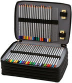 250 Slots Pencil Case 5-Layer Zipped Holder w/Handle - Image 2