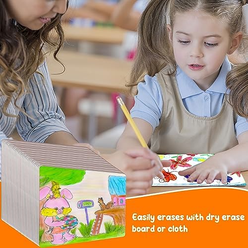 50 Pack Small White Board Dry Erase Boards Classroom Mini White Boards - Image 5
