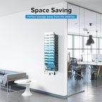13-Tier Hanging Wall File Organizer with Hooks for Office Organization - Image 3