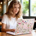 for MacBook Neo 13 inch Case 2026 (Model A3404, A18 Pro) Precision Fit & Scratch Unique Design Hard Shell, Keyboard Cover, Trackpad Protector, 2 OTG Adapter, for Women Cute, Garden Whimsy - Image 2