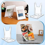 Hushee 10 Pack 5.91 inch Acrylic Book Stand for Display Adjustable - Image 6