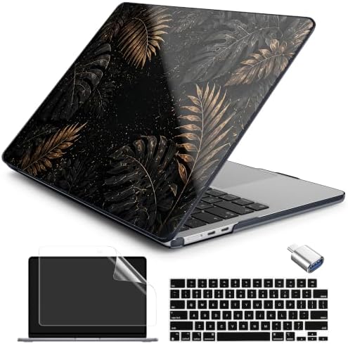 Batianda Case for MacBook Air 13.6" 2026 M5 M4 M3 M2 Chip, Midnight Palm by Batianda