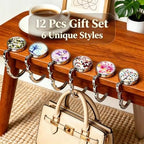 12 PCS Mixed Pattern Purse Hook for Table, Handbag Hanger Bag Hook - Image 4