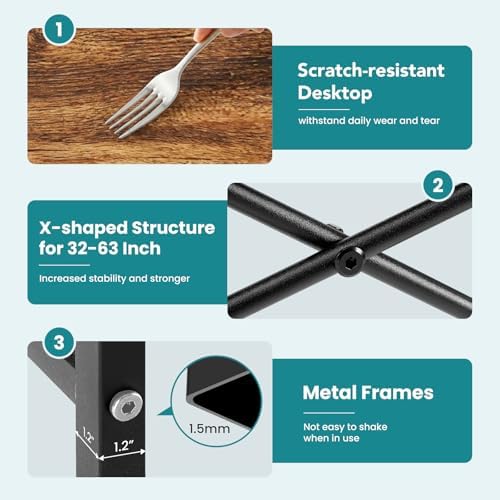 OLIXIS Small Computer Desk, Gaming Desk, Home Office, 40 Inch - Image 4