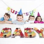 13.8" Extra Large Acrylic Letter Charcuterie Board Box, Reusable Fillable Letter Cake Candy Dish Display Serving Tray for Birthday Anniversary Party Decoration (Y) - Image 6