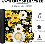 Large Keyboard Mouse Pad Set, Extended Mouse Pad+Keyboard Wrist Rest Support, Memory Foam Ergonomic Easy Typing, 4Pcs (31.5×11.8 in) Desk Pad Set for Office Home,Flower Daisies - Image 2