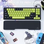 Acrylic Keyboard Wrist Rest - Compact 60% Keyboard- Mechanical Keyboards Ergonomic Palm Rest for Computer Keyboard,Anti-Slip Base,Wrist Pad for Laptop,Office & Home-Easy Typing (Black) - Image 4