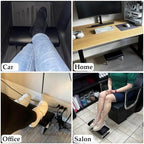 Waterproof Footrest, Upgraded High Elasticity Foot Rest Under Desk Footrest, Ergonomic Foot Rest for Under Desk at Work, Highly Supportive, No Deformation, Black - Image 5