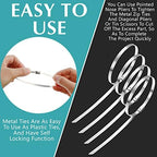 LEIFIDE 500 Pcs Stainless Steel Zip Ties 304 Metal Cable,13.8 Inch - Image 5