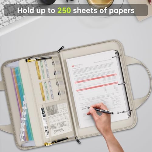 Tamfile Fireproof Accordion File Folder with Handle, Document Organizer - Image 7
