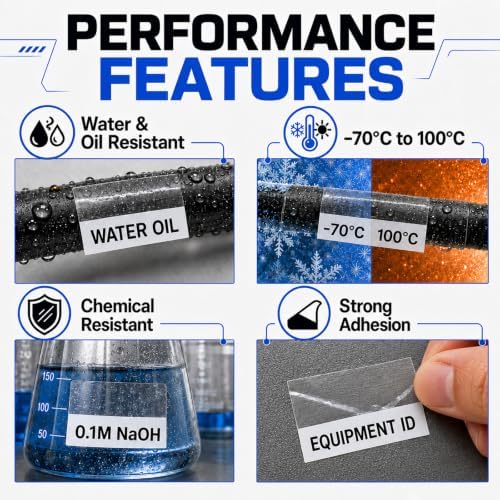 M21-1000-427 Self-Laminating Wire Labels for M210/M211/BMP21, 1'' x 14' - Image 5