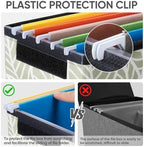 BALEINE File Organizer Box with Lid, Collapsible Hanging File Storage Box - Image 5