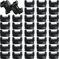 Yookeer 40 Pcs Magnetic Zip Tie Mount Cable Clips Black, 22 mm by Yookeer