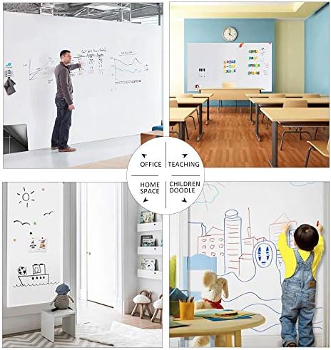 ZHIDIAN Magnetic Whiteboard Sticker for Wall/Door, 60" x 36" Large Self Adhesive White Board Wallpaper, Whiteboard Contact Paper, Large Dry Erase Sheet/Film for Office/Home/School - Image 5
