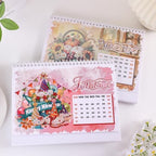 icceemee 2027 Calendar Desk Calendar DIY Diamond Painting Art with Animals theme Calendar, Monthly Flip Planner with To-Do List, Handmade Craft for Office & Home Decor Gift - Image 2
