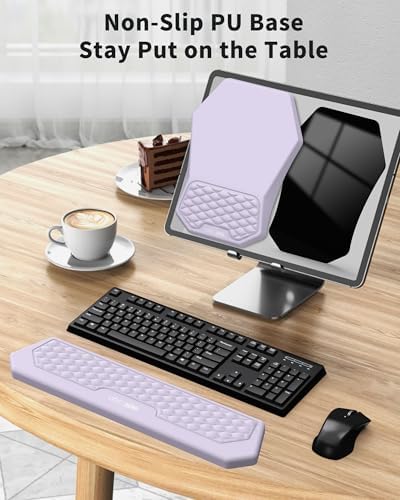 Ergonomic Mouse Pad with Wrist Rest & Keyboard Wrist Rest Support Set - Image 5