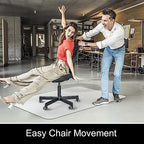 Kuyal Clear Chair mat for Hardwood Floor, 46 x 60 inches Floor Mats - Image 6