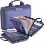 Tamfile Fireproof File Organizer with Lock,Hard Case Fireproof Document Box by Tamfile