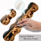 Keyboard Wrist Rest and Mouse Pad with Wrist Support Set Ergonomic Coaster,Memory Foam,Easy Typing Pain Relief,Large XL Desk Mat 31.5"x 11.8",Highland Cow in Field - Image 5