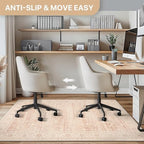 36"x48" Office Chair Mat for Hardwood Floor, Non-Slip Washable Dusty Pink - Image 4