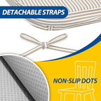 AAAAAcessories Chair Cushions for Dining Chairs, 17 x 16 x 2 in, Set of 6 - Image 5