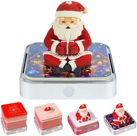 3D Calendar 2027,Time Piece Calendar 2027,3D Memo Pad,Tear Away Calendars,Santa Claus 3D Memo Pad Christmas Gift,New Year Gift (Christmas Santa Claus) by WelcomeHOTOYMDS%EF%BC%81