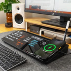 DeskBoard Buddy Desktop Whiteboard + 2 Markers (Black with Wireless Charger) - Image 2