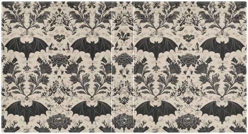 Gothic Bat Round Ring Binders Floral (6) 1.5 Inch 3 Ring Binder with Clipboard Holds 200 Sheets Office Home School - Image 3