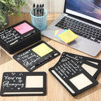 Kosiz 10 Set Wooden Sticky Note Holder Kit, Classic, Black - Image 4