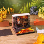 2027 3D Paper Carving Desk Calendar With LED Light - Image 4