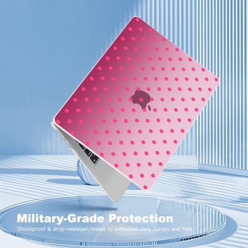 Teryeefi Pink Polka Dots for MacBook Air 13.6 inch Case M5 M4 M3 M2 (2022-2026 Release) - Image 6