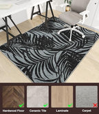 chakme Office Chair Mat for Hardwood Floor, 72"x48" Easy Glide Computer Desk Mat Protector for Rolling Chair Under Desk Rug Nonslip Backing, Machine Wash, (Leaf) - Image 3